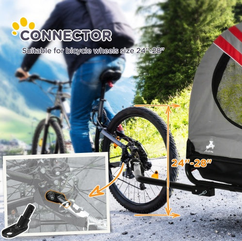 2-in-1 Pet Bike Trailer For Small Dogs