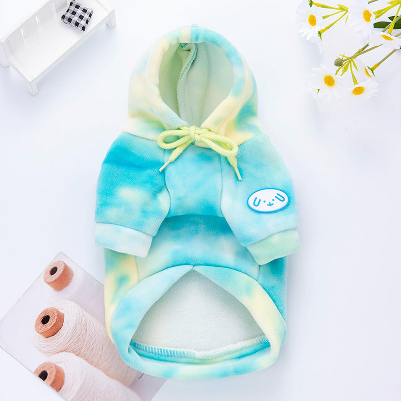 New Tie-dyed Cat Winter Hoodie
