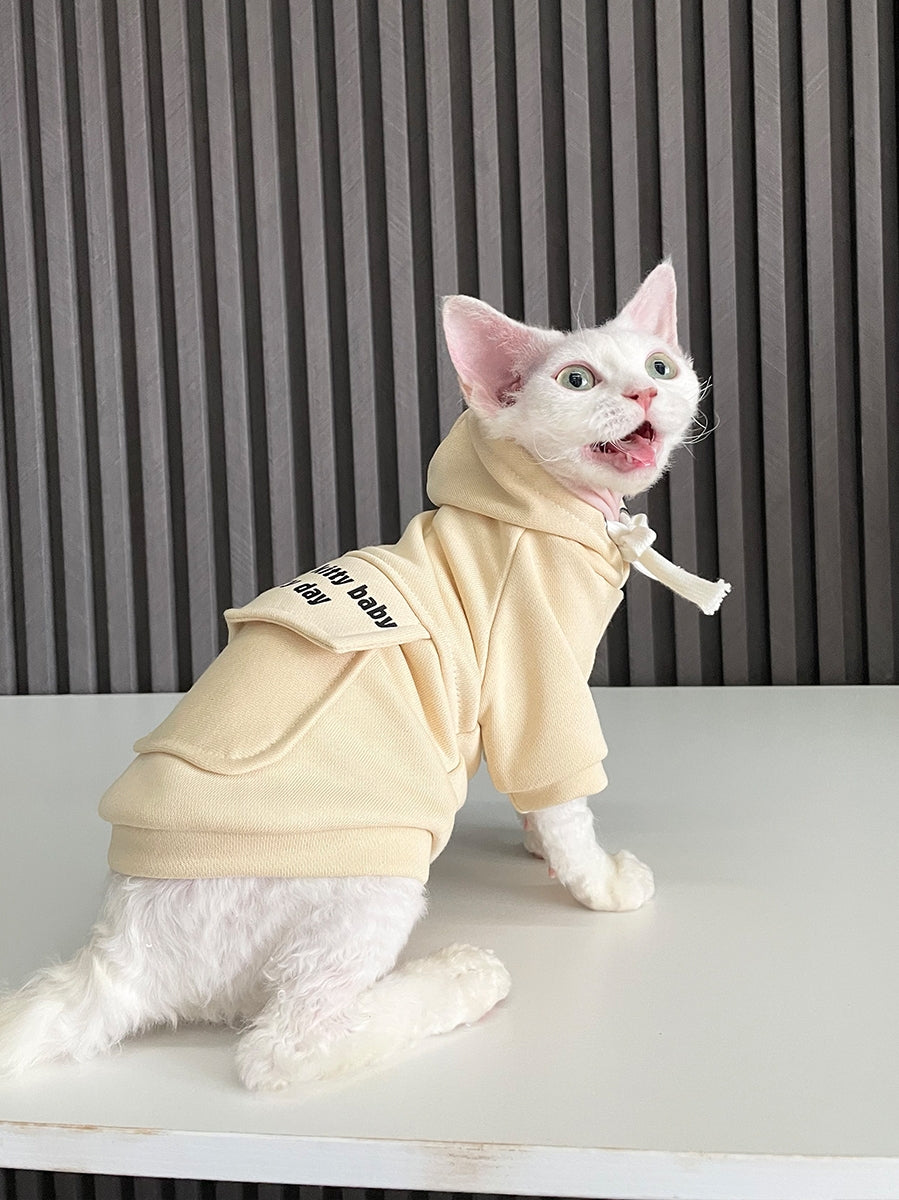 Pure Cotton Hooded Sweater for Autumn And Winter