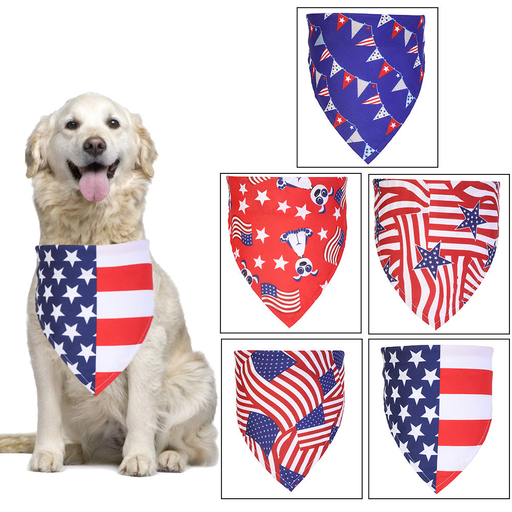 RED, WHITE & BLUE BANDANA