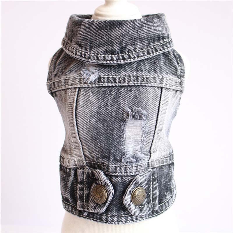 Small Dog Denim Vest