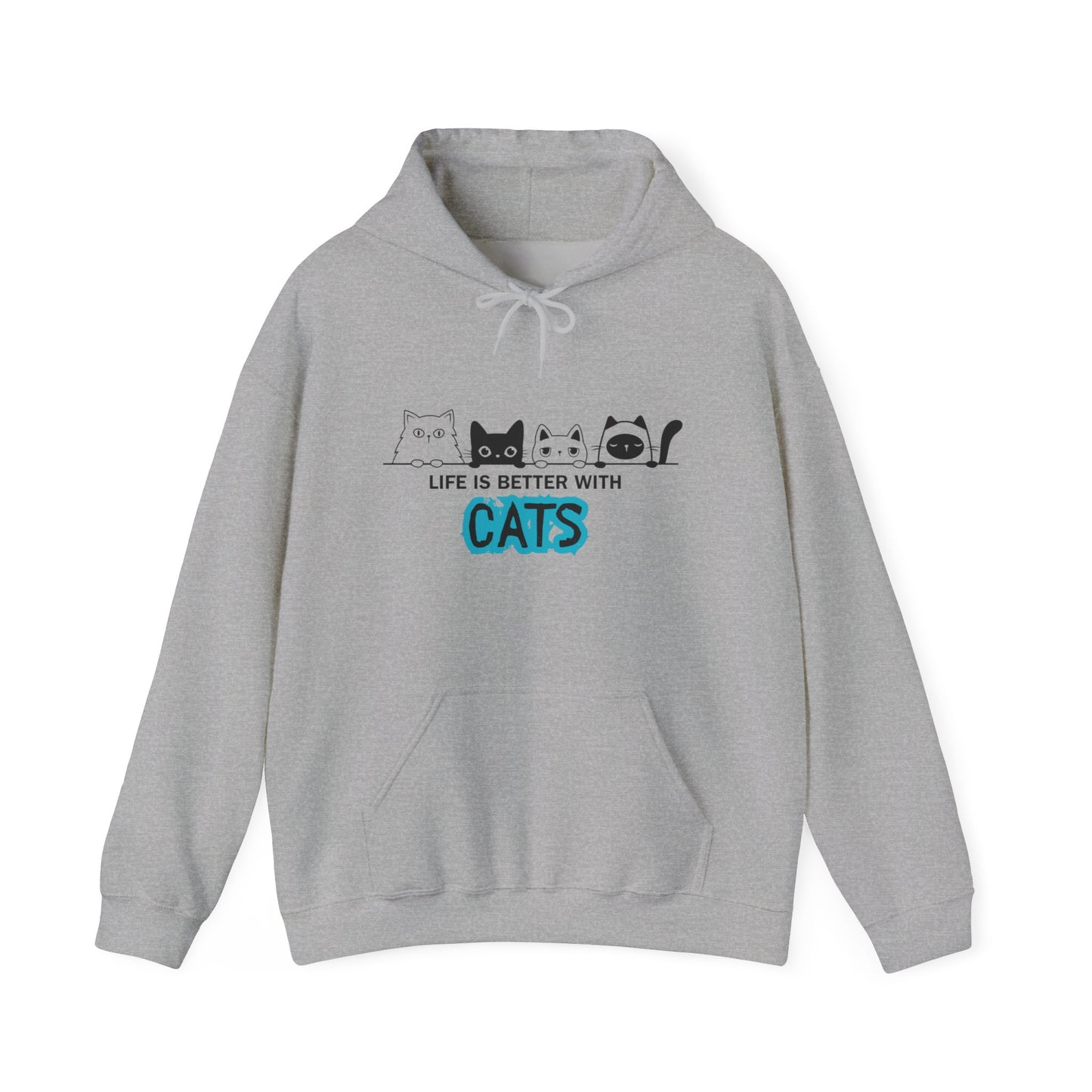 Life is Better with Cats Hoodie