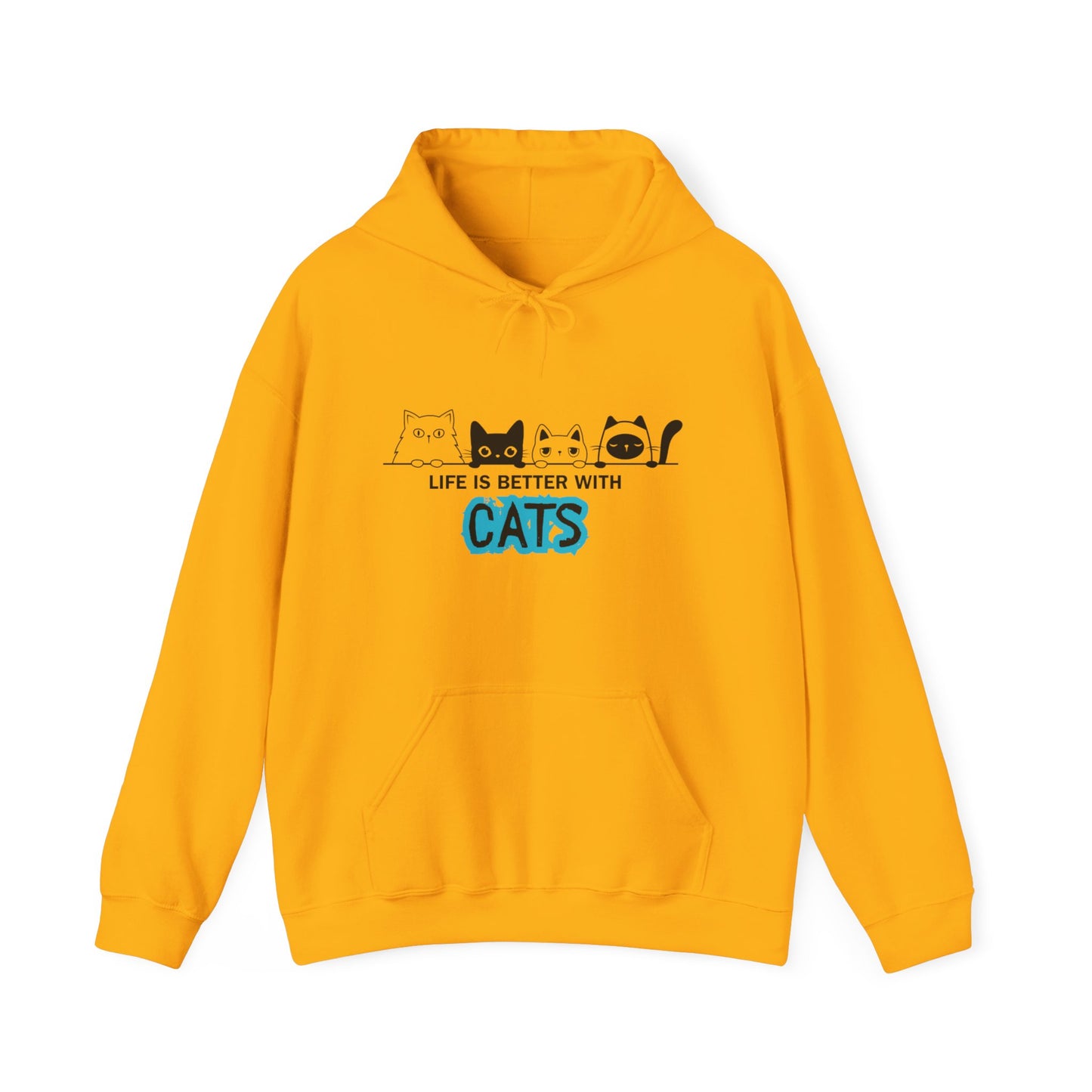 Life is Better with Cats Hoodie