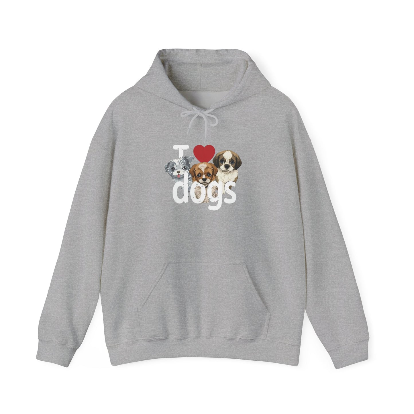 I Love Dogs Hoodie