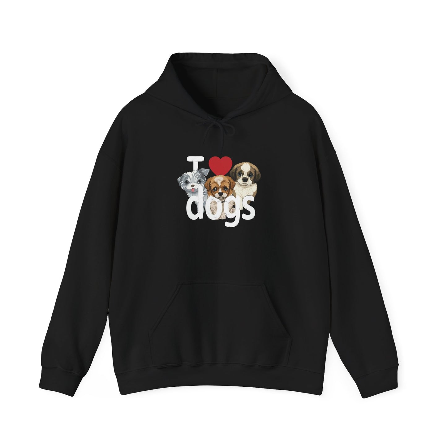 I Love Dogs Hoodie