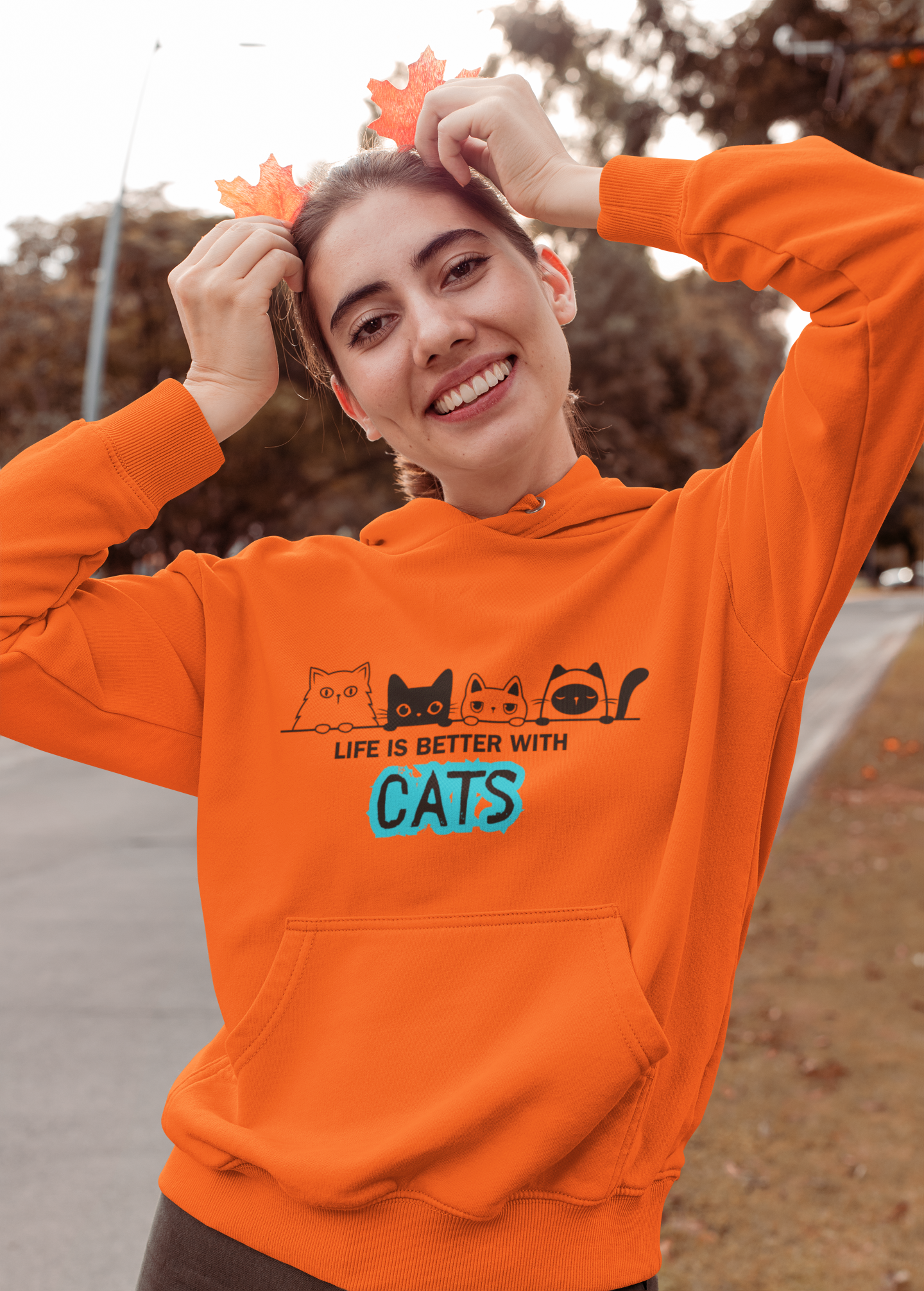 Life is Better with Cats Hoodie