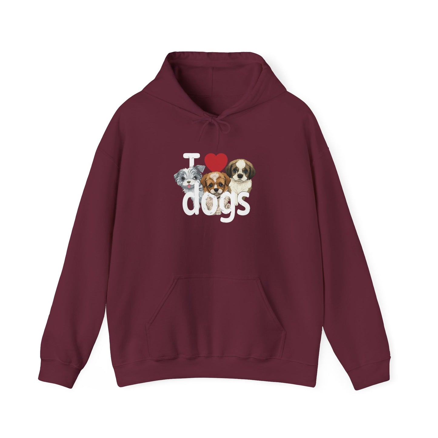 I Love Dogs Hoodie