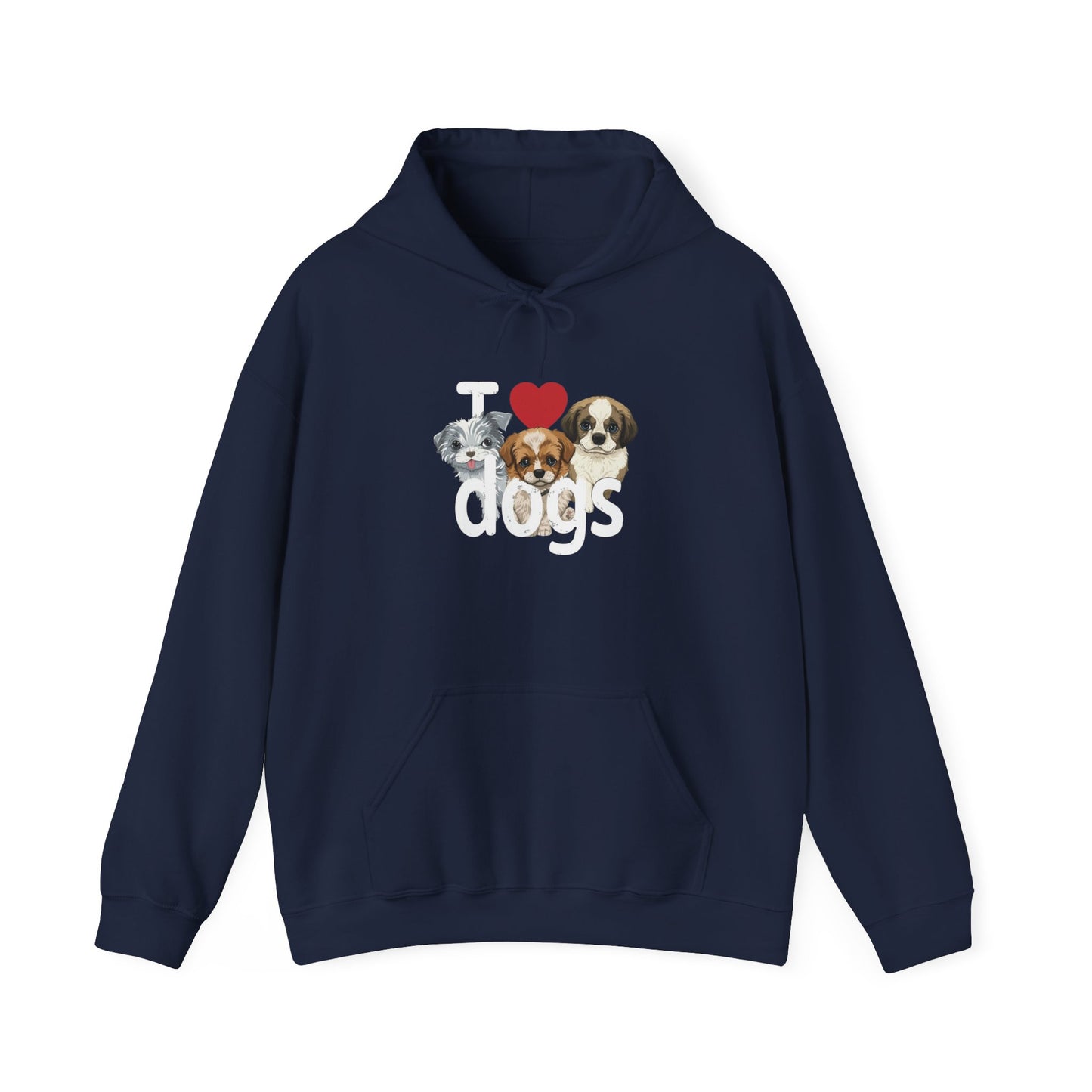 I Love Dogs Hoodie