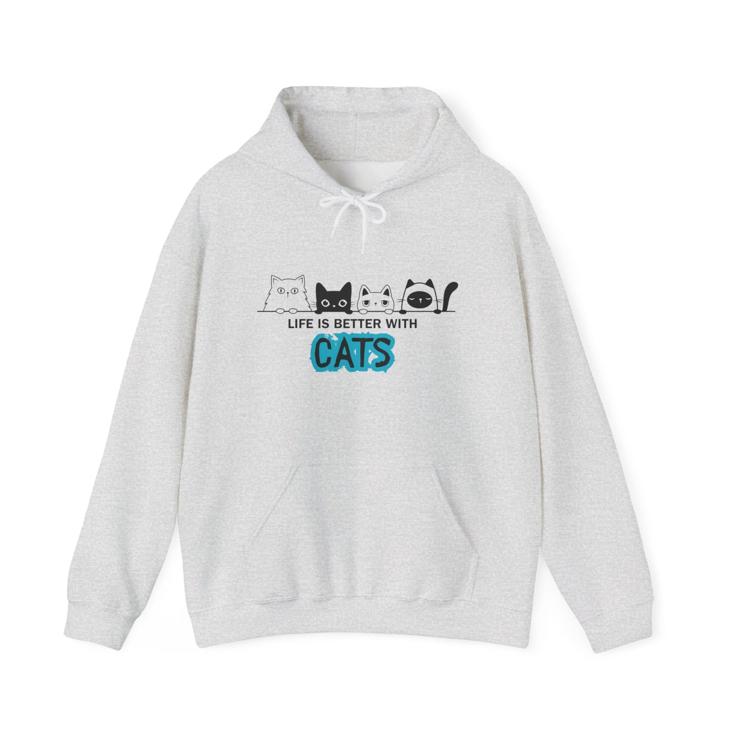 Life is Better with Cats Hoodie