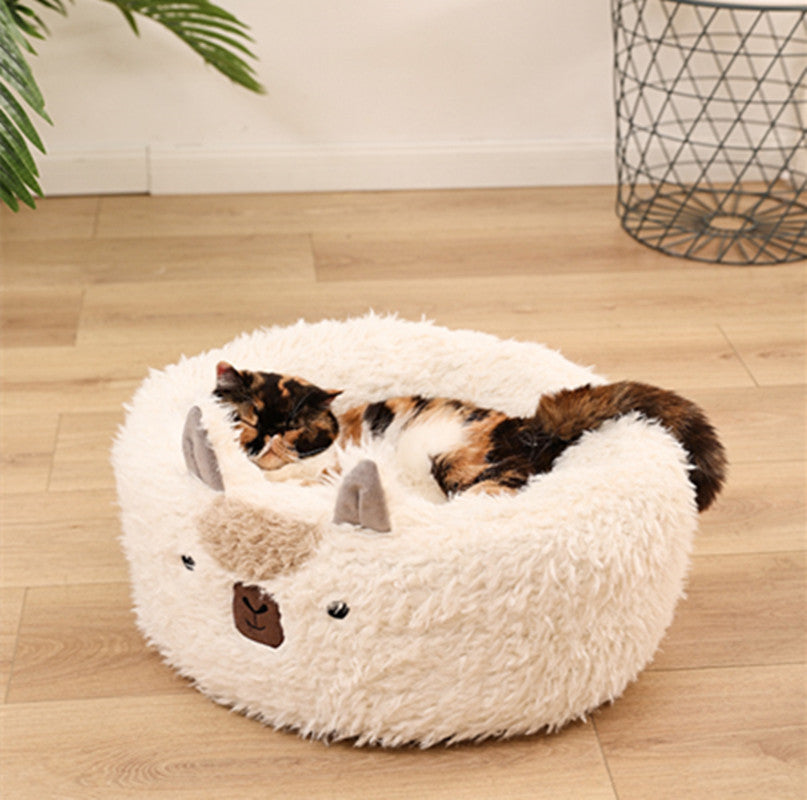 Warm Alpaca Pet Bed