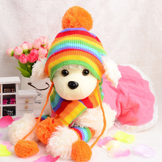 Cute 3pc Hat, Scarf and leg warmers.