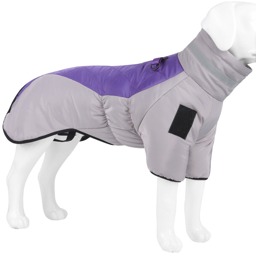 Thick Dog Jacket  with Reflective Collar