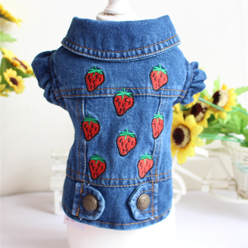 Small Dog Denim Vest