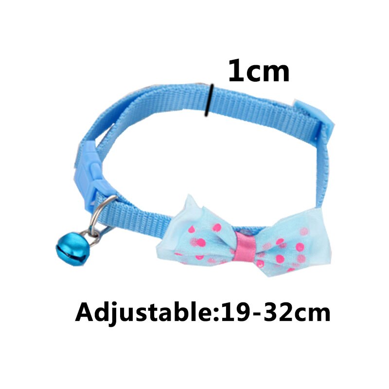 Polka Dot Bow Collar