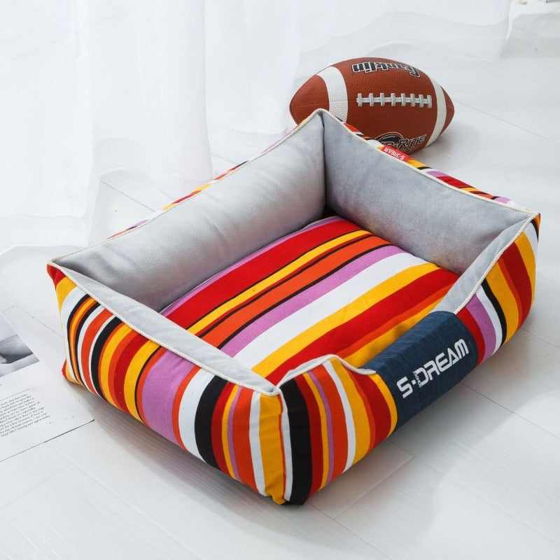 Uplifting Stripped bed for Pet (small)