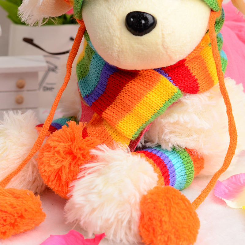 Cute 3pc Hat, Scarf and leg warmers.