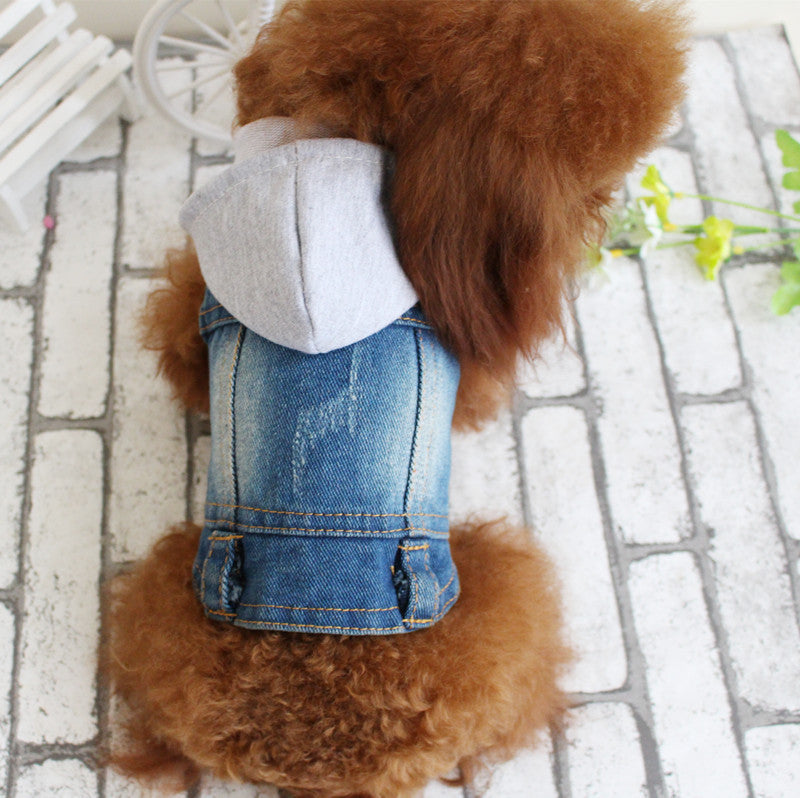 Small Dog Denim Vest