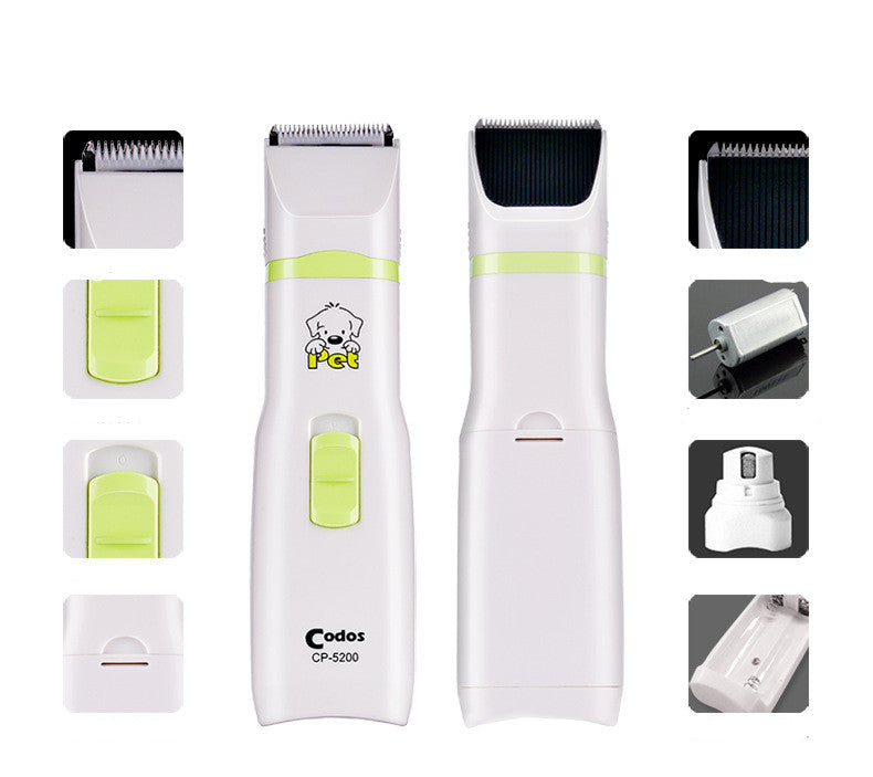 Pet Groom Duo: Interchangeable Trimmer and Nail Filer