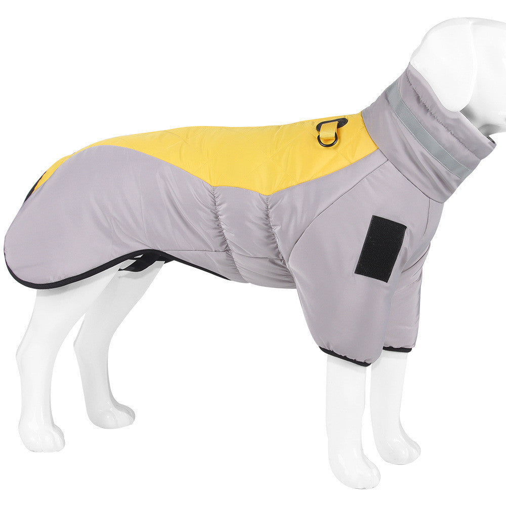 Thick Dog Jacket  with Reflective Collar