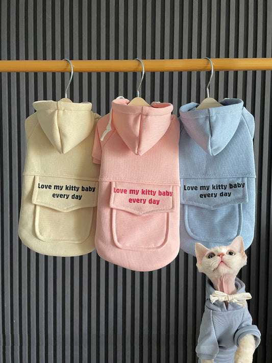 Pure Cotton Hooded Sweater for Autumn And Winter