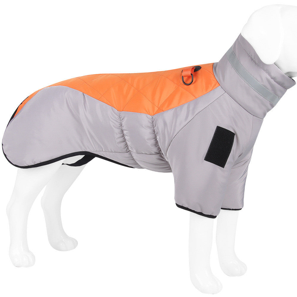 Thick Dog Jacket  with Reflective Collar